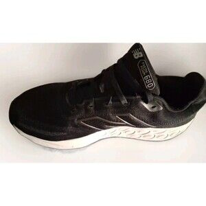 New Balance Men's Fresh Foam Comfort Sneakers 680v8 Black/Gray Leather 13 Shoes